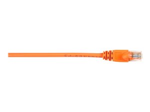 Black CAT5EPC-006-OR 6ft Cat5e Ethernet Cable - Orange Molded Boot - S