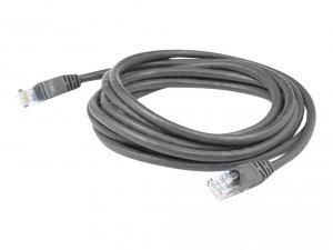 Addon ADD-40FCAT6AS-GY 40ft Rj-45 Mm Cat6a Gray Cu Patch Cbl