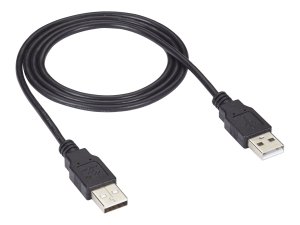 Black USB09-0006 Usb 2.0 Cable Type A Male To Type A Male Black 6-ft.