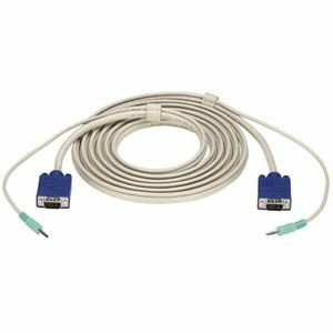 Black EVNPS09-0035 Premuim Vga Cable With Audio, (2) Hd15 M