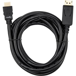 Rocstor Y10C261-B1 Displayport To Hdmi Convertor Cable 4k - Hdmi Male 