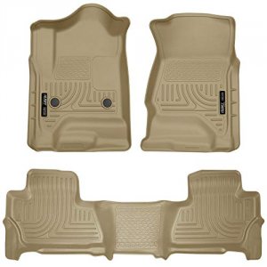 Husky 99203 Liners Tan Front  2nd Seat Floor Liners For Tahoeyukon