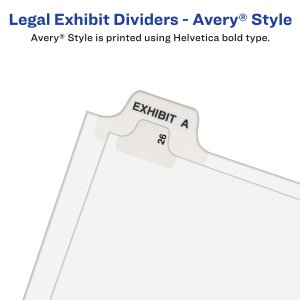 Avery 01066 Index,sd,ltr,wht,66,25pk