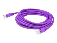 Addon ADD-15FCAT6A-PURPLE 15ft Rj-45 Mm Cat6a Purple Cu Patch Cbl