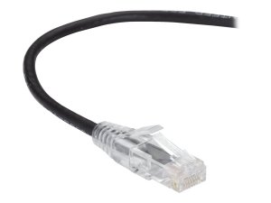 Black C6APC28-BK-12 Slim-net Cat6a 28-awg 500-mhz Stranded Ethernet Pa