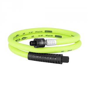 Flexzilla HFZ3804YW2B 38in X 4ft Whip Hose With Ball Swivel Connection