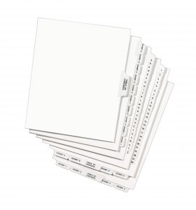 Avery 01064 Index,sd,ltr,wht,64,25pk