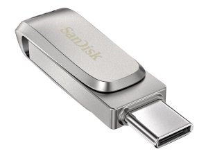 Western SDDDC4-128G-A46 Sandisk Metal Dual Flash Drive, Type C, 128gb 