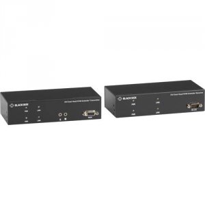 Black KVXLCF-200 Kvm Extender Fiber Dualhead