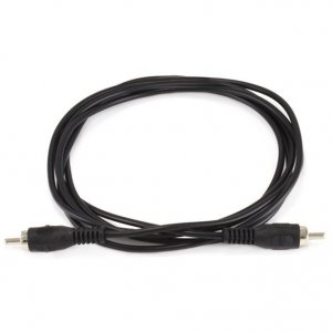 Monoprice 00653 Rca Plugplug Mm Cable - Black 6ft