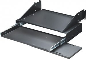 Black RM028 19in Keyboard Traymonitor Shelf