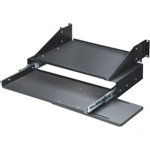 Black RM028 19in Keyboard Traymonitor Shelf