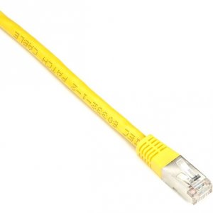 Black EVNSL0272YL-0007 Cat6 Shld Patch Cable 7 Feet 26 Awgm