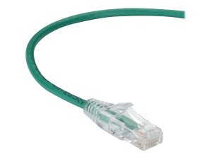 Black C6PC28-GN-12 Slim-net Cat6 250-mhz 28-awg Ethernet Patch Cable -