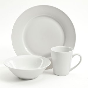 Gibson 118321 Home Noble Court Fine Ceramic 12 Piece Dinnerware Set In