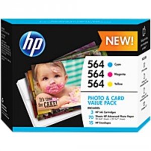 Original Hp J2X80AN#140 Hewlett Packard 564 J2x80an Ink Cartridges Wit