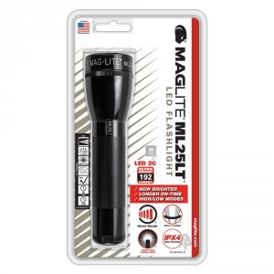 Mag ML25LT-S2016 Maglite Ml25lt 2-cell C Black Led Flashlight