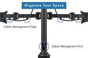 Relaunch MI-752 Mount-it Mi-752 Dual Arm Monitor Mount Allows You To C