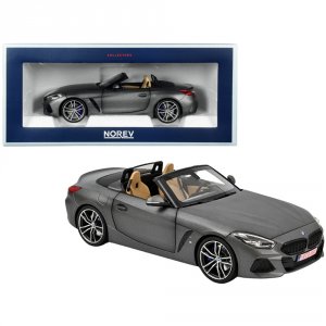 Norev 183270 2018 Bmw Z4 Convertible Matt Dark Gray Metallic 118 Dieca