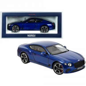 Norev 182787 2018 Bentley Continental Gt Sequin Blue Metallic 118 Diec