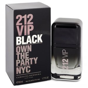 Carolina 548284 212 Vip Black Eau De Parfum Spray For Men - 1.7 Oz