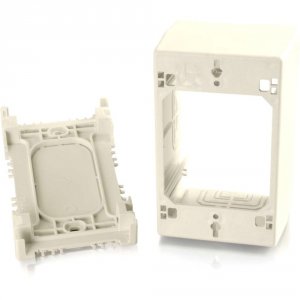 C2g 16041 Wiremold Uniduct Single Gang Extra Deep Junction Box - Ivory