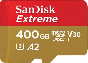 Sandisk SDSQXA1-400G-AN6MA Ext Microsd W Adapter 400gb