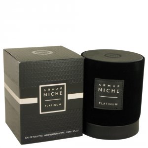 Armaf 538254 Niche Platinum Eau De Toilette Spray 3 Oz For Men