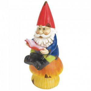 Accent 10018055 Reading Gnome Solar Statue