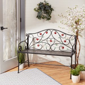 Summerfield 10018978 Country Apple Iron Garden Bench