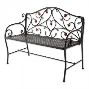 Summerfield 10018978 Country Apple Iron Garden Bench