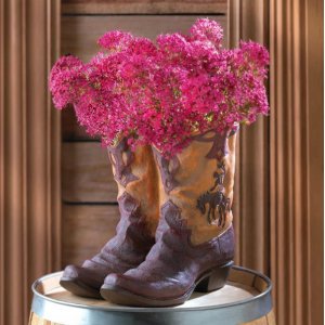 Accent 38447 Cowboy Boots Planter