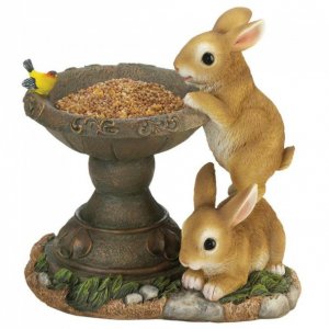 Accent 10018695 Playful Bunnies Bird Feeder