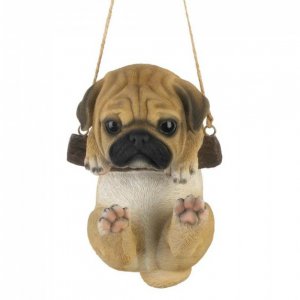 Accent 10018800 Swinging Pug Puppy Decor