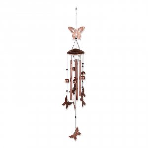 Accent 10018222 Fluttering Butterflies Metal Wind Chimes