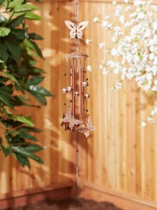 Accent 10018222 Fluttering Butterflies Metal Wind Chimes