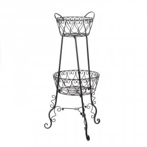 Summerfield 10018913 Two-tier Metal Plant Stand