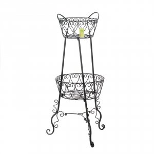 Summerfield 10018913 Two-tier Metal Plant Stand