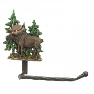 Accent 10019008 Moose With Trees Toilet Paper Holder