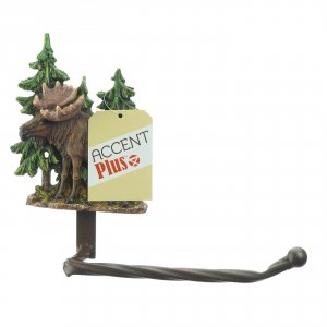 Accent 10019008 Moose With Trees Toilet Paper Holder