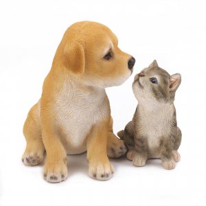 Summerfield 10018967 Best Buddies Puppy And Kitten Garden Figurine