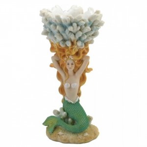 Dragon 10018814 Mermaid And Coral Candle Holder