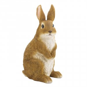 Summerfield 10019082 Cute And Curious Rabbit Garden Figurine