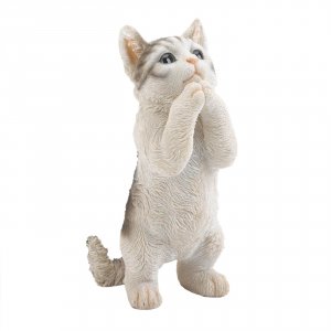 Summerfield 10018965 Pretty Please Cat Garden Figurine