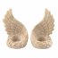 Accent 10019080 Stone-look Angel Wings Tealight Candle Holder Set