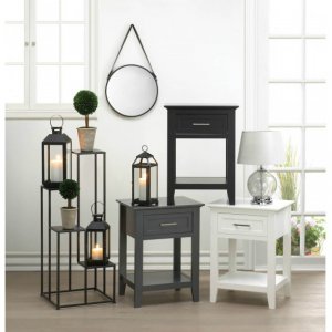 Summerfield 10018795 Four-tier Modern Black Metal Plant Stand Or Displ