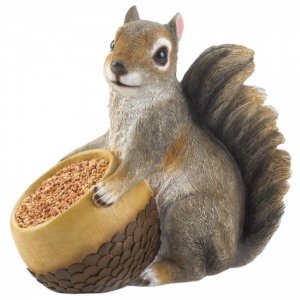 Songbird 10018947 Squirrel And Acorn Bird Feeder