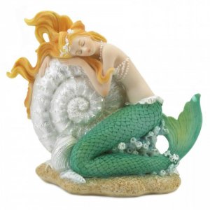 Dragon 10018818 Mermaid Sleeping On Shell Figurine