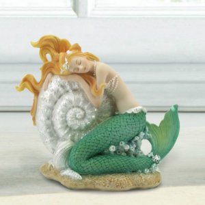 Dragon 10018818 Mermaid Sleeping On Shell Figurine