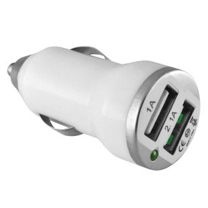 Ematic ECC08WH 2-port Car Charger White